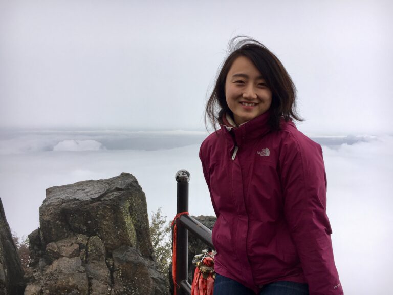 Claudia at Mt. Emei
